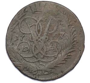 2 копейки 1757 года (номинал сверху) — Фото №1