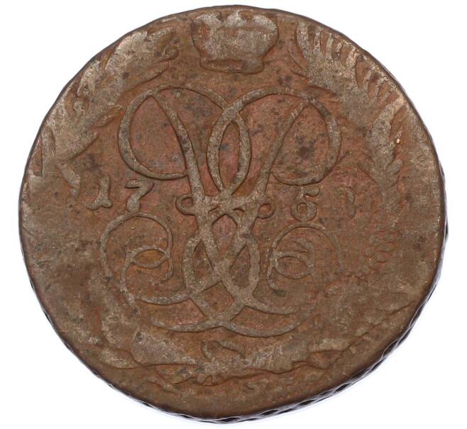 Монета 2 копейки 1758 года (Артикул: K7-0287) — Фото №1