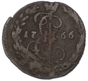 Денга 1766 года ЕМ — Фото №1