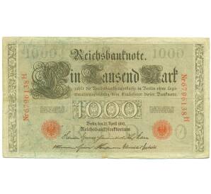 1000 марок 1910 года Германия — Фото №1