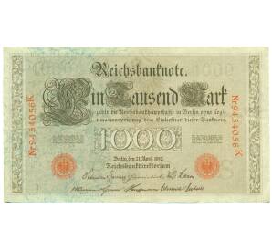 1000 марок 1910 года Германия — Фото №1