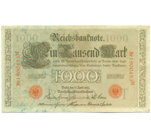 1000 марок 1910 года Германия — Фото №1