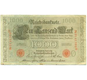 1000 марок 1910 года Германия — Фото №1