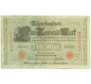 1000 марок 1910 года Германия — Фото №1