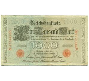 1000 марок 1910 года Германия — Фото №1