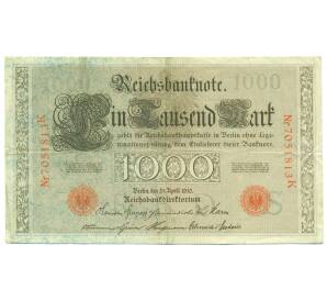 1000 марок 1910 года Германия — Фото №1