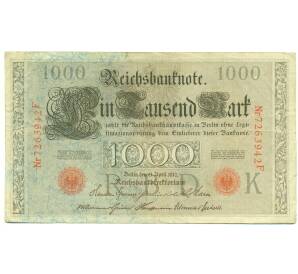 1000 марок 1910 года Германия — Фото №1
