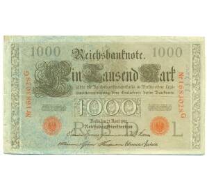 1000 марок 1910 года Германия — Фото №1