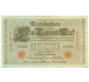 1000 марок 1910 года Германия — Фото №1