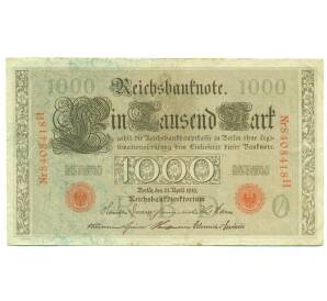 1000 марок 1910 года Германия — Фото №1