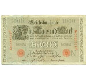 1000 марок 1910 года Германия — Фото №1