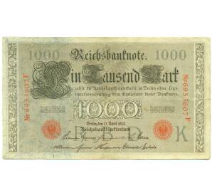 1000 марок 1910 года Германия — Фото №1