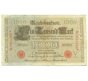 1000 марок 1910 года Германия — Фото №1