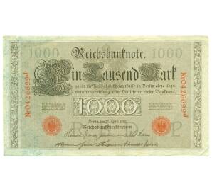 1000 марок 1910 года Германия — Фото №1
