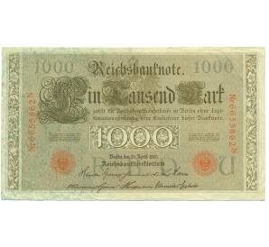 1000 марок 1910 года Германия — Фото №1