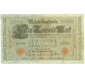 1000 марок 1910 года Германия — Фото №1