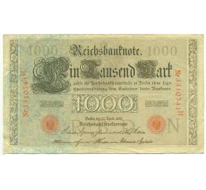 1000 марок 1910 года Германия — Фото №1