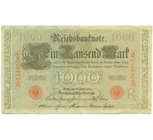 1000 марок 1910 года Германия — Фото №1