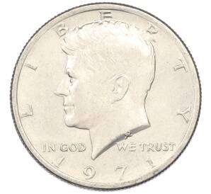 1/2 доллара (50 центов) 1971 года США — Фото №1