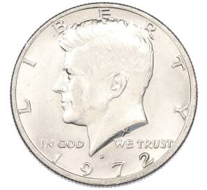 1/2 доллара (50 центов) 1972 года D США — Фото №1