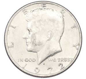 1/2 доллара (50 центов) 1972 года D США — Фото №1