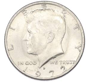 1/2 доллара (50 центов) 1972 года D США — Фото №1