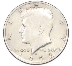 1/2 доллара (50 центов) 1972 года D США — Фото №1