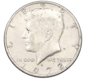 1/2 доллара (50 центов) 1972 года D США — Фото №1