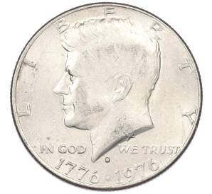 1/2 доллара (50 центов) 1976 года D США «200 лет Независимости» — Фото №1