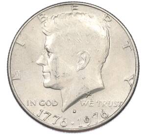 1/2 доллара (50 центов) 1976 года D США «200 лет Независимости» — Фото №1