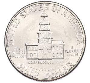 1/2 доллара (50 центов) 1976 года D США «200 лет Независимости» — Фото №2