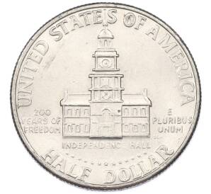 1/2 доллара (50 центов) 1976 года D США «200 лет Независимости» — Фото №2