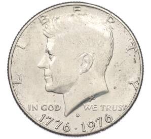 1/2 доллара (50 центов) 1976 года D США «200 лет Независимости» — Фото №1