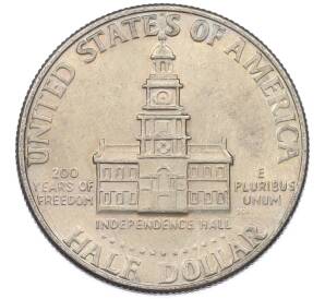 1/2 доллара (50 центов) 1976 года D США «200 лет Независимости» — Фото №2