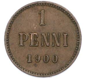 1 пенни 1900 года Русская Финляндия