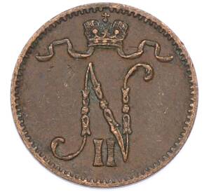 1 пенни 1909 года Русская Финляндия — Фото №2