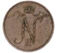 Монета 1 пенни 1907 года Русская Финляндия (Артикул: K10-14913) — Фото №2