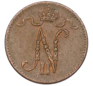 1 пенни 1916 года Русская Финляндия — Фото №2