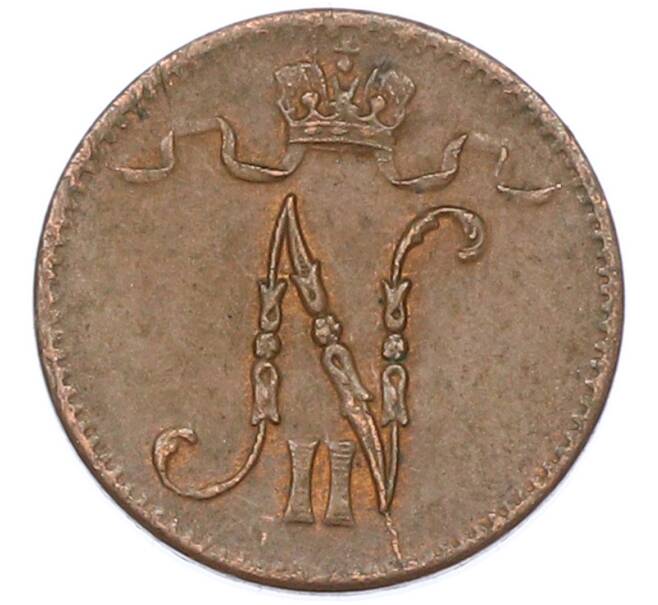Монета 1 пенни 1916 года Русская Финляндия (Артикул: K10-14917) — Фото №2