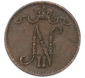 1 пенни 1900 года Русская Финляндия — Фото №2