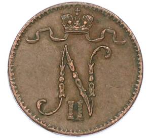 1 пенни 1909 года Русская Финляндия — Фото №2