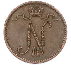 1 пенни 1914 года Русская Финляндия — Фото №2