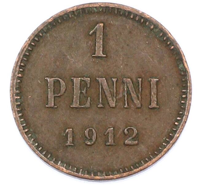 Монета 1 пенни 1912 года Русская Финляндия (Артикул: K10-14924) — Фото №1
