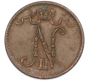 1 пенни 1915 года Русская Финляндия — Фото №2
