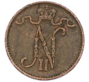 1 пенни 1913 года Русская Финляндия — Фото №2