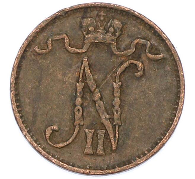 Монета 1 пенни 1913 года Русская Финляндия (Артикул: K10-14930) — Фото №2
