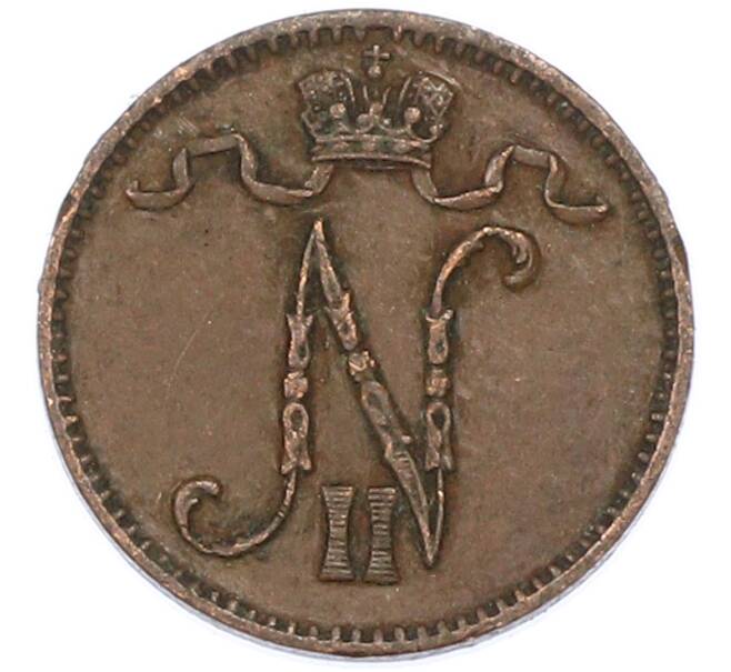 Монета 1 пенни 1905 года Русская Финляндия (Артикул: K10-14931) — Фото №2