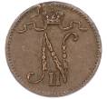 Монета 1 пенни 1916 года Русская Финляндия (Артикул: K10-14934) — Фото №2