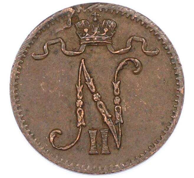Монета 1 пенни 1916 года Русская Финляндия (Артикул: K10-14934) — Фото №2