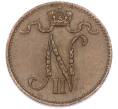 Монета 1 пенни 1907 года Русская Финляндия (Артикул: K10-14944) — Фото №2